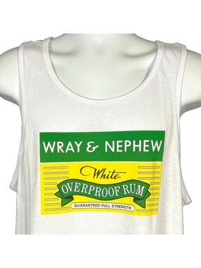 Wray & Nephew White Overproof Rum Mens Tank Top Medium Promo Tiki Jamaica